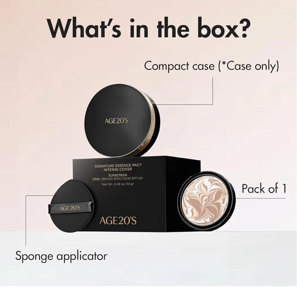 NEW AGE20's Signature Essence Cover Pact Intense Cover #29 Caramel New Sealed